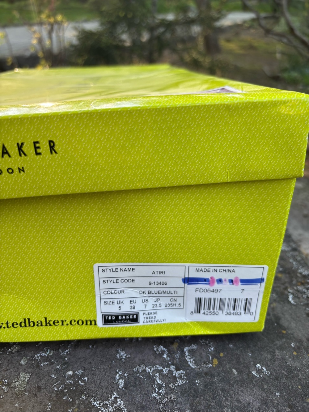 Ted Baker Floral Rainboots NWT size 38 - Picture 7 of 8